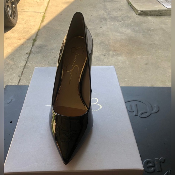 Jessica Simpson Black Stiletto Heels - Picture 1 of 2